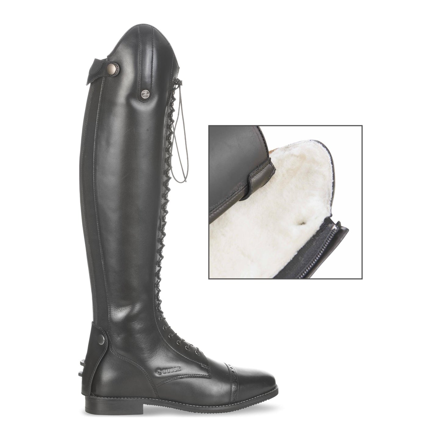 Busse Reitstiefel Laval Pure Wool schwarz